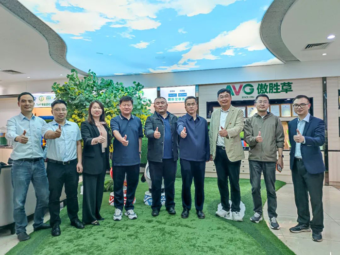 【頭條】國家體育場（鳥巢）領(lǐng)導(dǎo)專家一行蒞臨傲勝股份總部考察交流